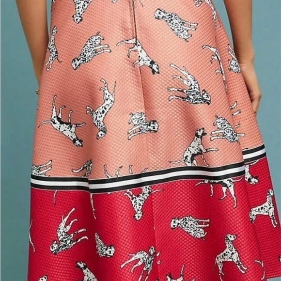 Hutch Dalmatian print color block midi skirt - Picture 4 of 11